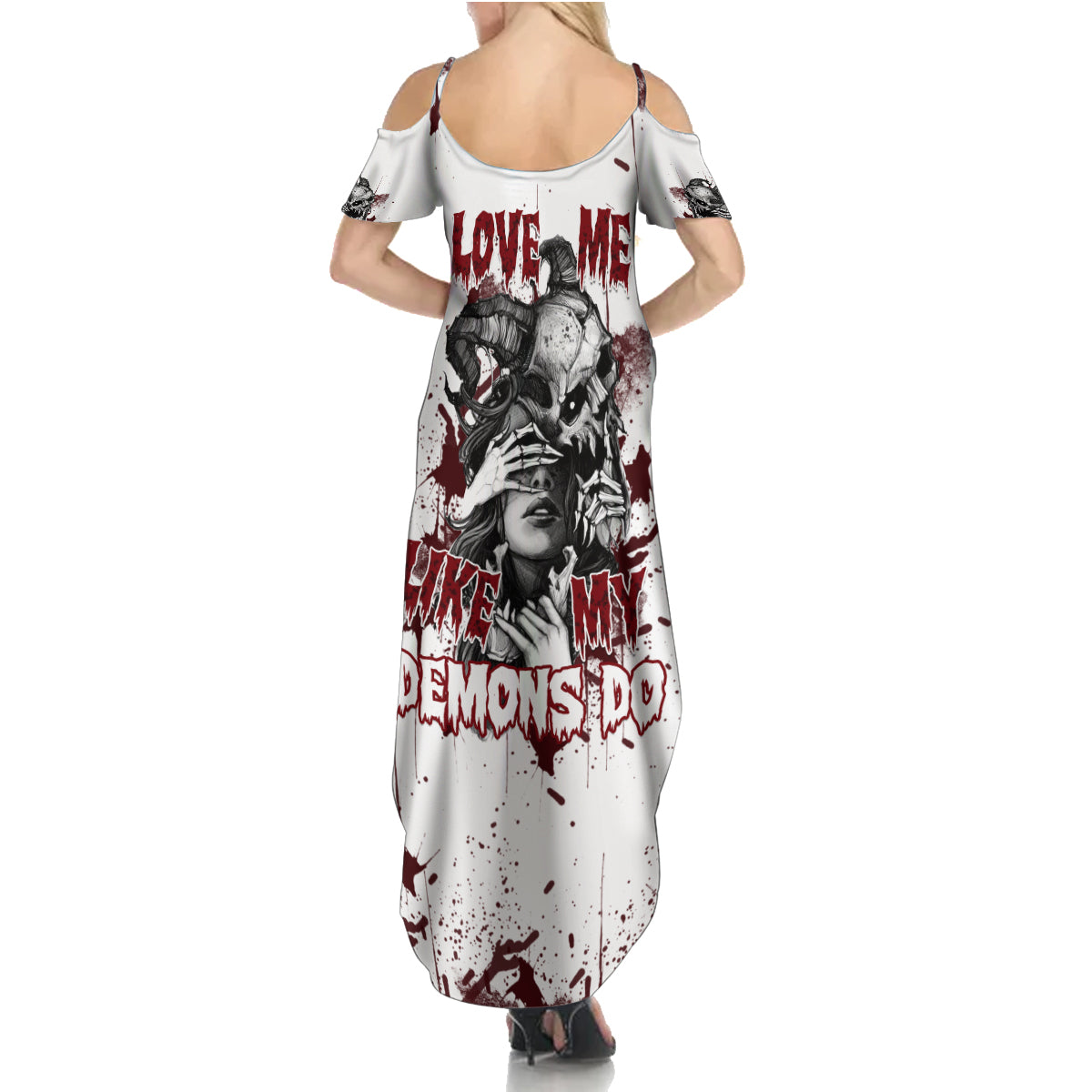 love-me-like-my-demons-do-skull-summer-maxi-dress