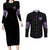 karma-fairy-sugar-skull-couples-matching-long-sleeve-bodycon-dress-and-long-sleeve-button-shirt