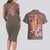 Ground Type Poke Couples Matching Long Sleeve Bodycon Dress and Hawaiian Shirt Japan Anime Style