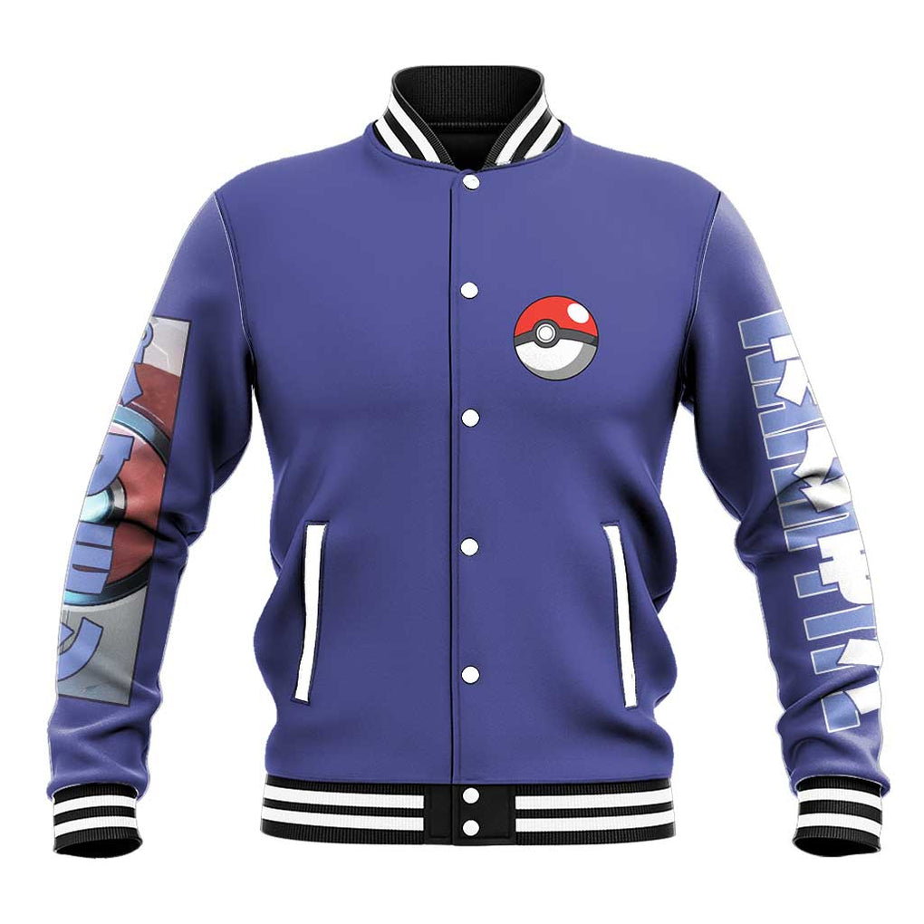 Water Type Poke Baseball Jacket Japan Anime Style