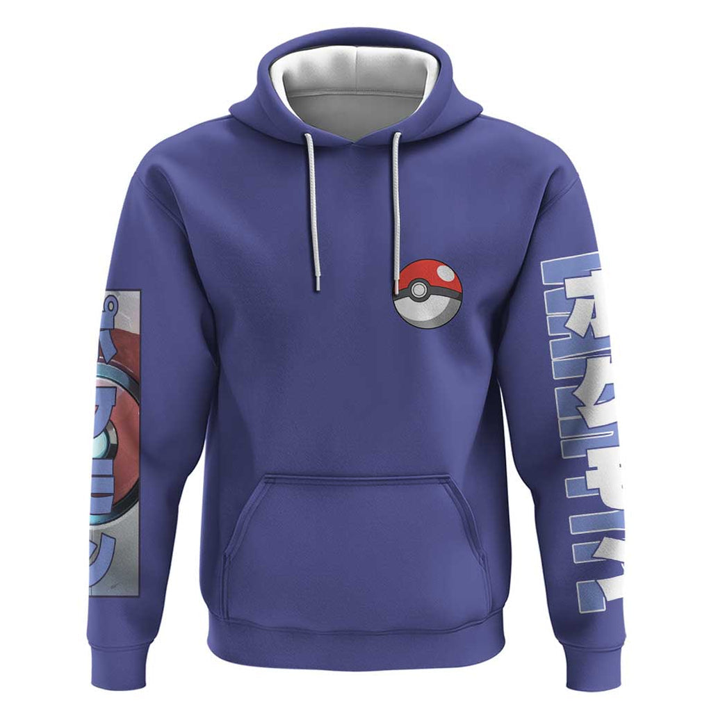 Water Type Poke Hoodie Japan Anime Style