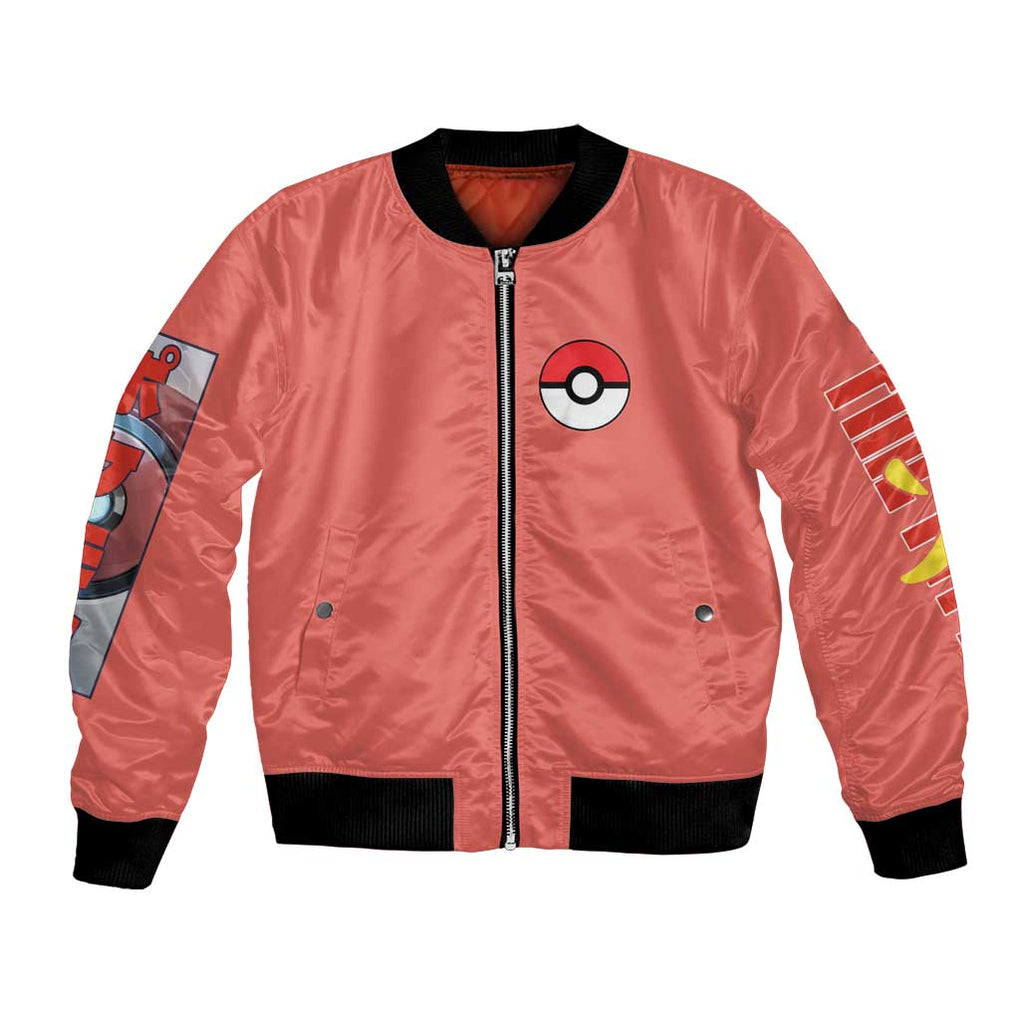 Fire Type Poke Bomber Jacket Japan Anime Style