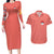 Fire Type Poke Couples Matching Long Sleeve Bodycon Dress and Hawaiian Shirt Japan Anime Style