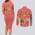 Fire Type Poke Couples Matching Long Sleeve Bodycon Dress and Long Sleeve Button Shirt Japan Anime Style