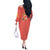 Fire Type Poke Off The Shoulder Long Sleeve Dress Japan Anime Style