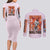 Volcarona Poke Couples Matching Long Sleeve Bodycon Dress and Long Sleeve Button Shirt Japan Anime Style