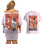 Volcarona Poke Couples Matching Off Shoulder Short Dress and Hawaiian Shirt Japan Anime Style