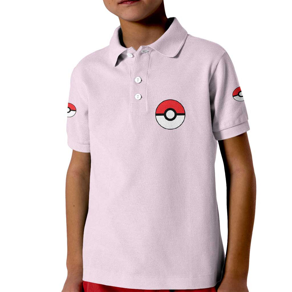 Volcarona Poke Kid Polo Shirt Japan Anime Style