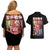 Fate Stay Night Unlimited Blade Works Couples Matching Off Shoulder Short Dress and Hawaiian Shirt Japan Anime Style