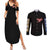 Fate Stay Night Unlimited Blade Works Couples Matching Summer Maxi Dress and Long Sleeve Button Shirt Japan Anime Style