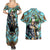 Trippy Enrico Pucci C-Moon Jojo’s Bizarre Adventure Couples Matching Summer Maxi Dress and Hawaiian Shirt Trippy Style