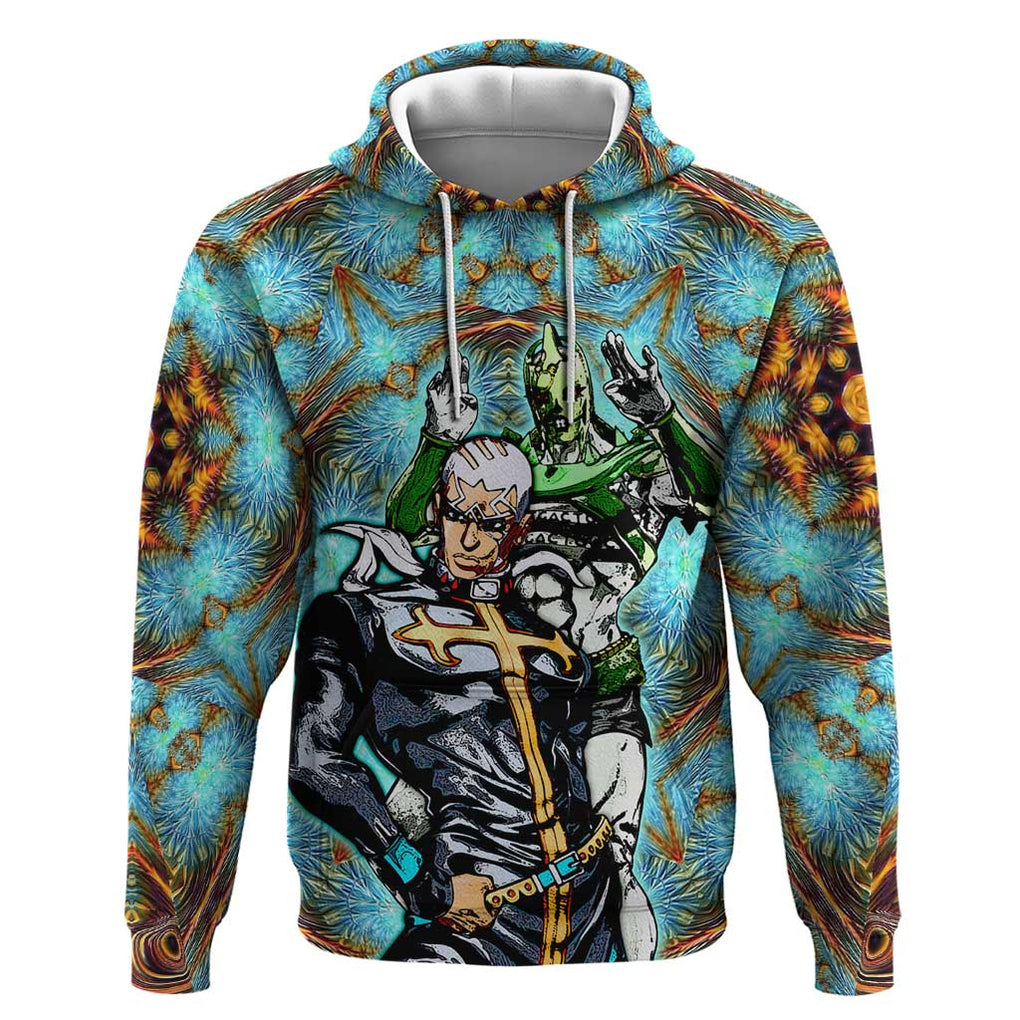 Trippy Enrico Pucci C-Moon Jojo’s Bizarre Adventure Hoodie Trippy Style