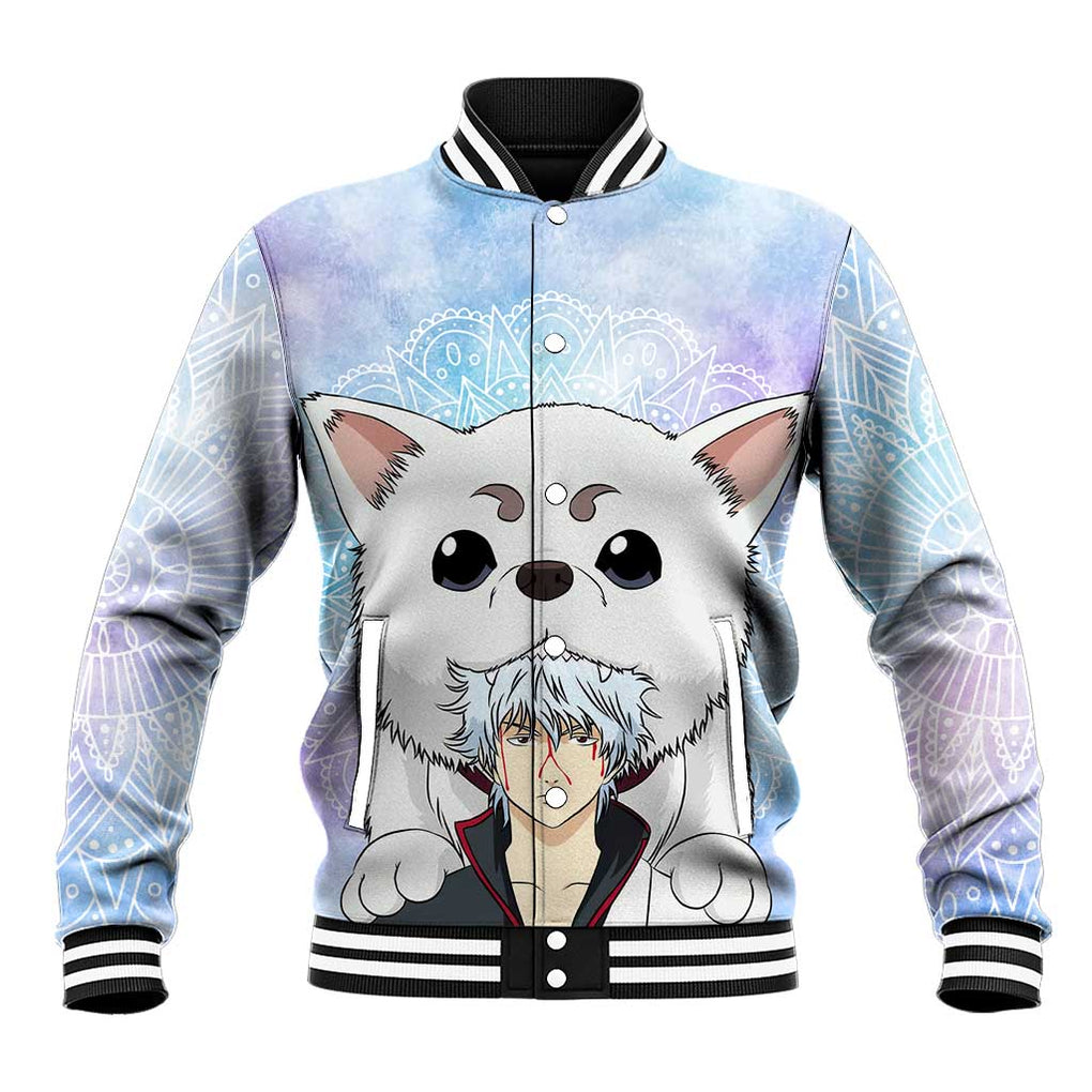 Gintoki and Sadaharu Gintama Baseball Jacket Mable Style