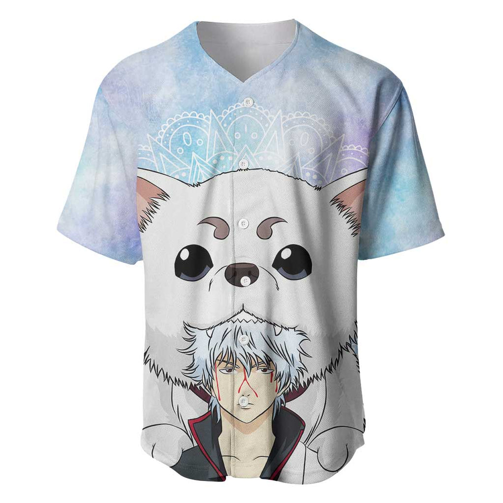 Gintoki and Sadaharu Gintama Baseball Jersey Mable Style