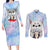 Gintoki and Sadaharu Gintama Couples Matching Long Sleeve Bodycon Dress and Long Sleeve Button Shirt Mable Style