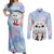 Gintoki and Sadaharu Gintama Couples Matching Off Shoulder Maxi Dress and Long Sleeve Button Shirt Mable Style