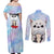 Gintoki and Sadaharu Gintama Couples Matching Off Shoulder Maxi Dress and Long Sleeve Button Shirt Mable Style