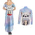 Gintoki and Sadaharu Gintama Couples Matching Summer Maxi Dress and Long Sleeve Button Shirt Mable Style