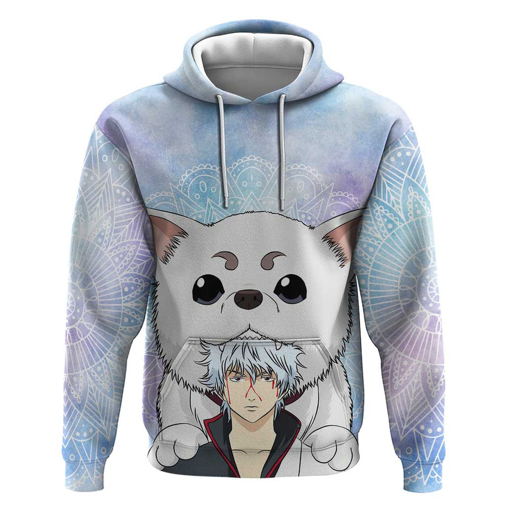 Gintoki and Sadaharu Gintama Hoodie Mable Style