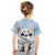 Gintoki and Sadaharu Gintama Kid T Shirt Mable Style