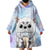 Gintoki and Sadaharu Gintama Wearable Blanket Hoodie Mable Style