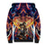 Trippy Eren Yeager Attack on Titan Sherpa Hoodie Trippy Style