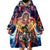 Trippy Eren Yeager Attack on Titan Wearable Blanket Hoodie Trippy Style