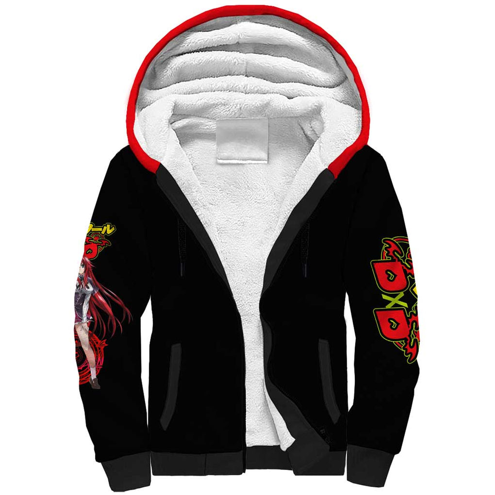 High School DXD Sherpa Hoodie Anime Style