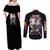 Arrancar Invasion Bleach Couples Matching Off Shoulder Maxi Dress and Long Sleeve Button Shirt Japan Anime Style