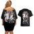 Arrancar Invasion Bleach Couples Matching Off Shoulder Short Dress and Hawaiian Shirt Japan Anime Style