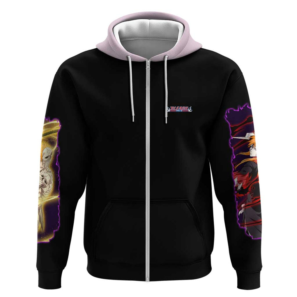 Arrancar Invasion Bleach Zip Hoodie Japan Anime Style