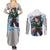 Tanjiro - Demon Slayer Couples Matching Summer Maxi Dress and Long Sleeve Button Shirt