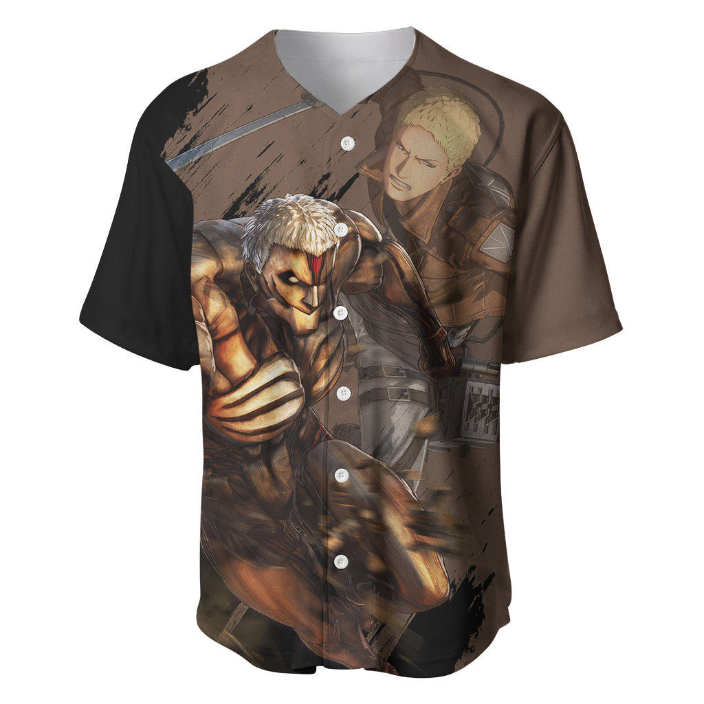 Armored Titan Baseball Jersey Attack On Titan