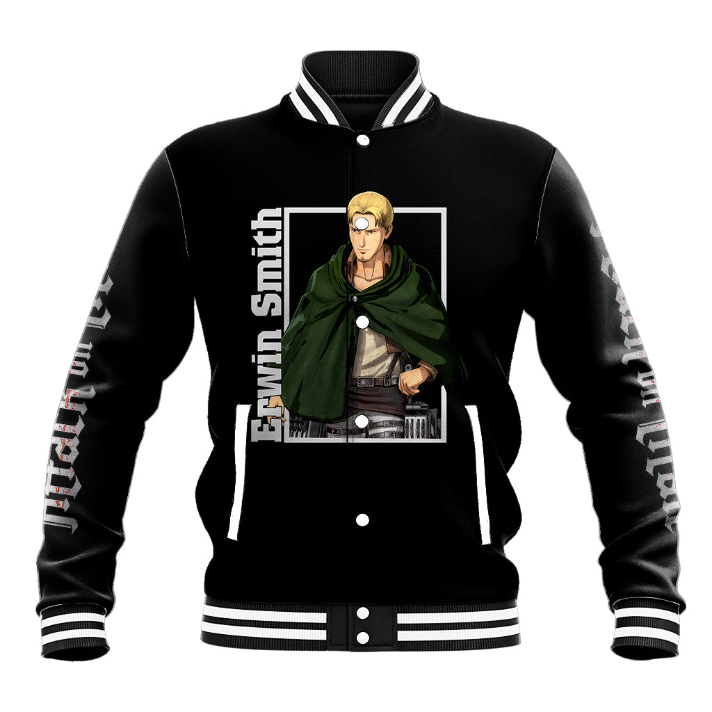 Erwin Smith Baseball Jacket Attack On Titan