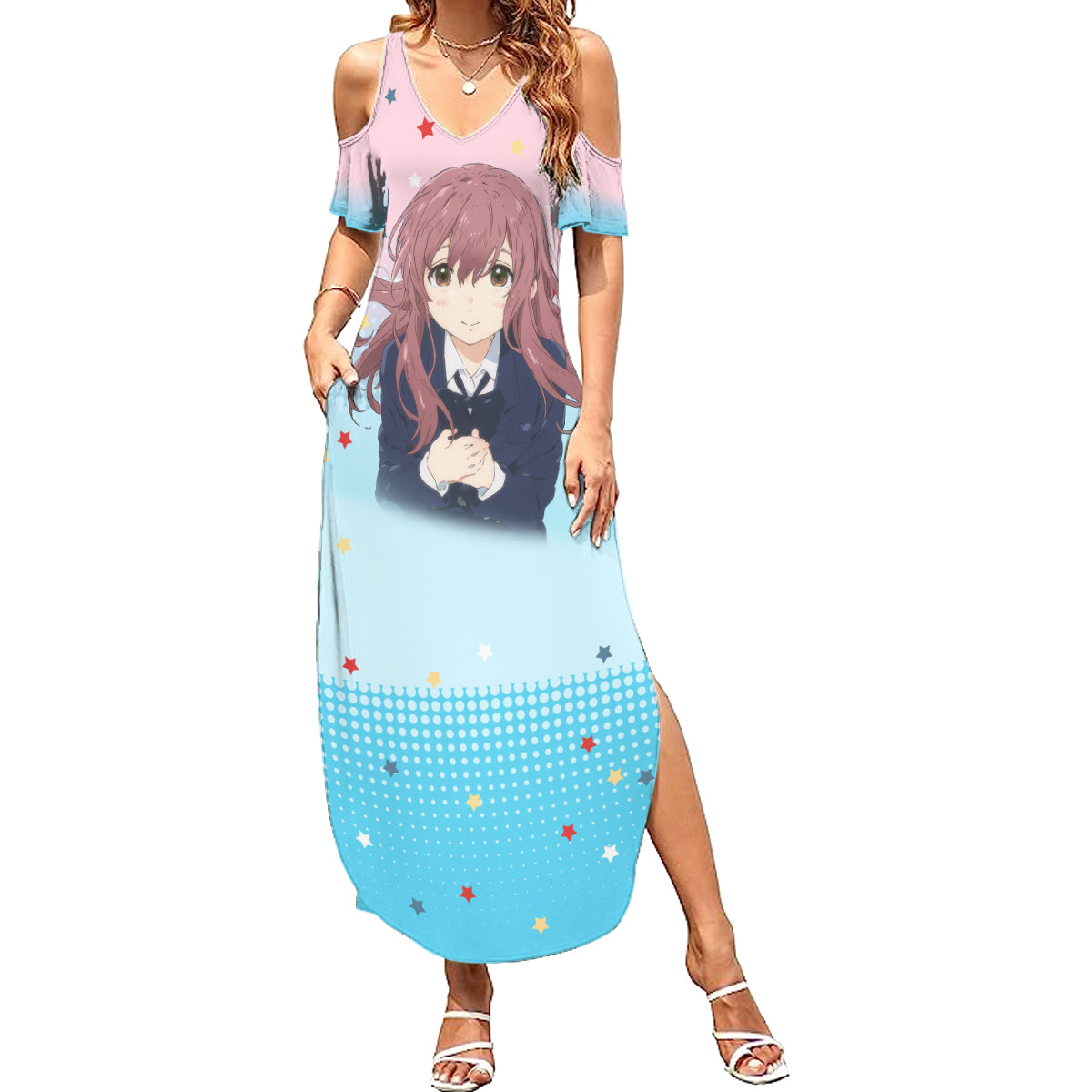 Nishimiya Shouko Summer Maxi Dress A Slient Voice