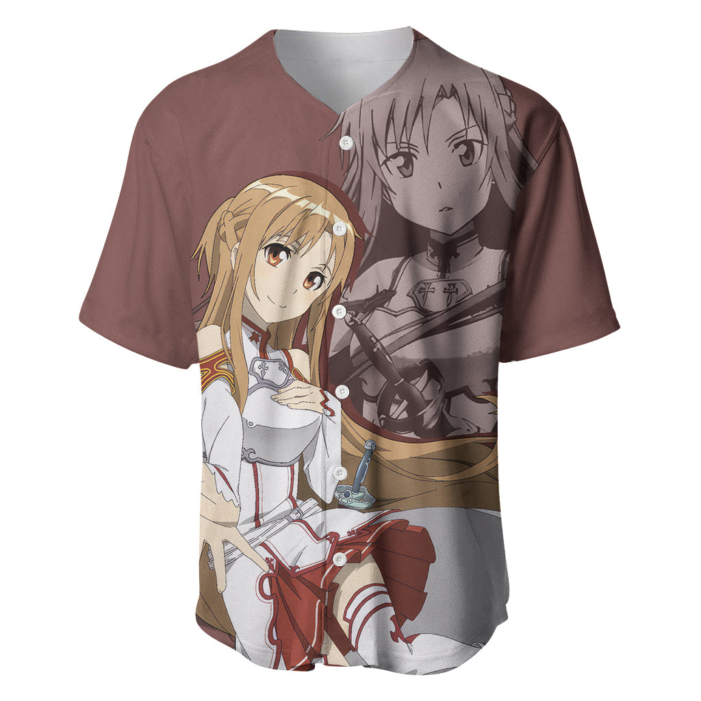 Asuna Yuuki Baseball Jersey Sword Art Online