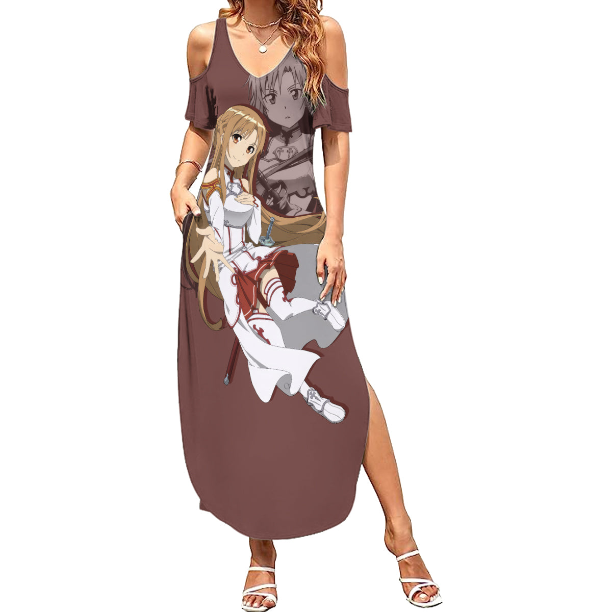 Asuna Yuuki Summer Maxi Dress Sword Art Online