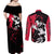 Noritoshi Kamo Jujutsu Kaisen Couples Matching Off Shoulder Maxi Dress and Long Sleeve Button Shirt Manga Style Art