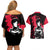 Mai Zenin Jujutsu Kaisen Couples Matching Off Shoulder Short Dress and Hawaiian Shirt Manga Style Art