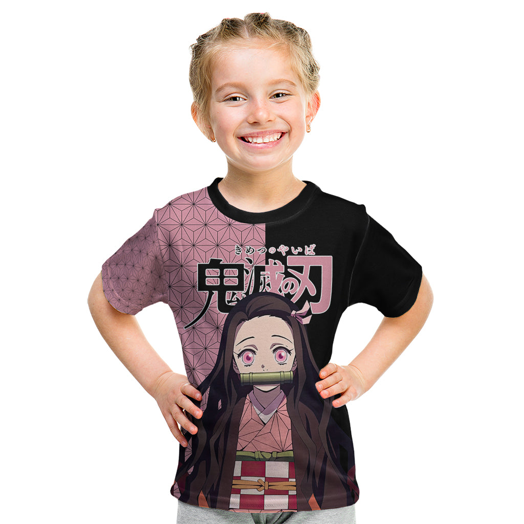 Nezuko Kamado Demon Slayer Kid T Shirt Anime Style