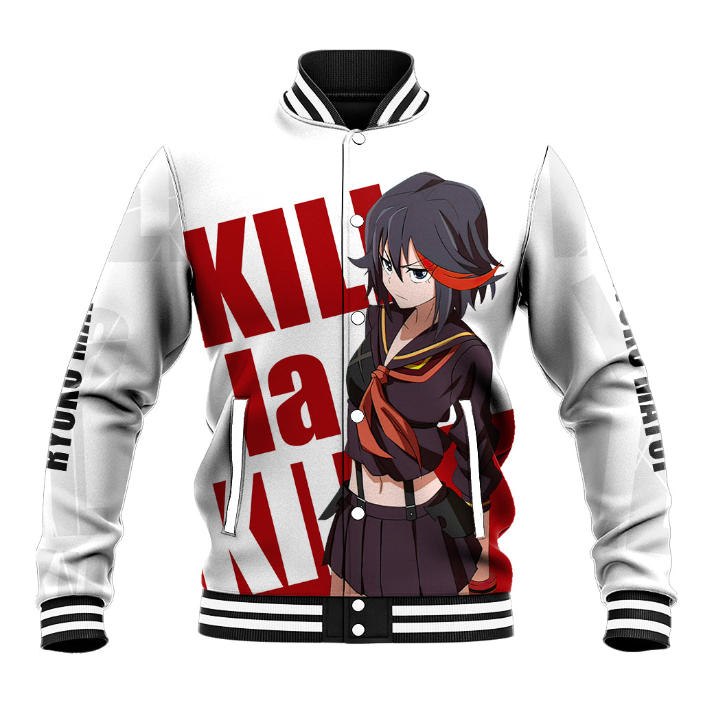 Ryuko Matoi Kill La Kill Baseball Jacket Anime Style