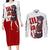 Ryuko Matoi Kill La Kill Couples Matching Long Sleeve Bodycon Dress and Long Sleeve Button Shirt Anime Style