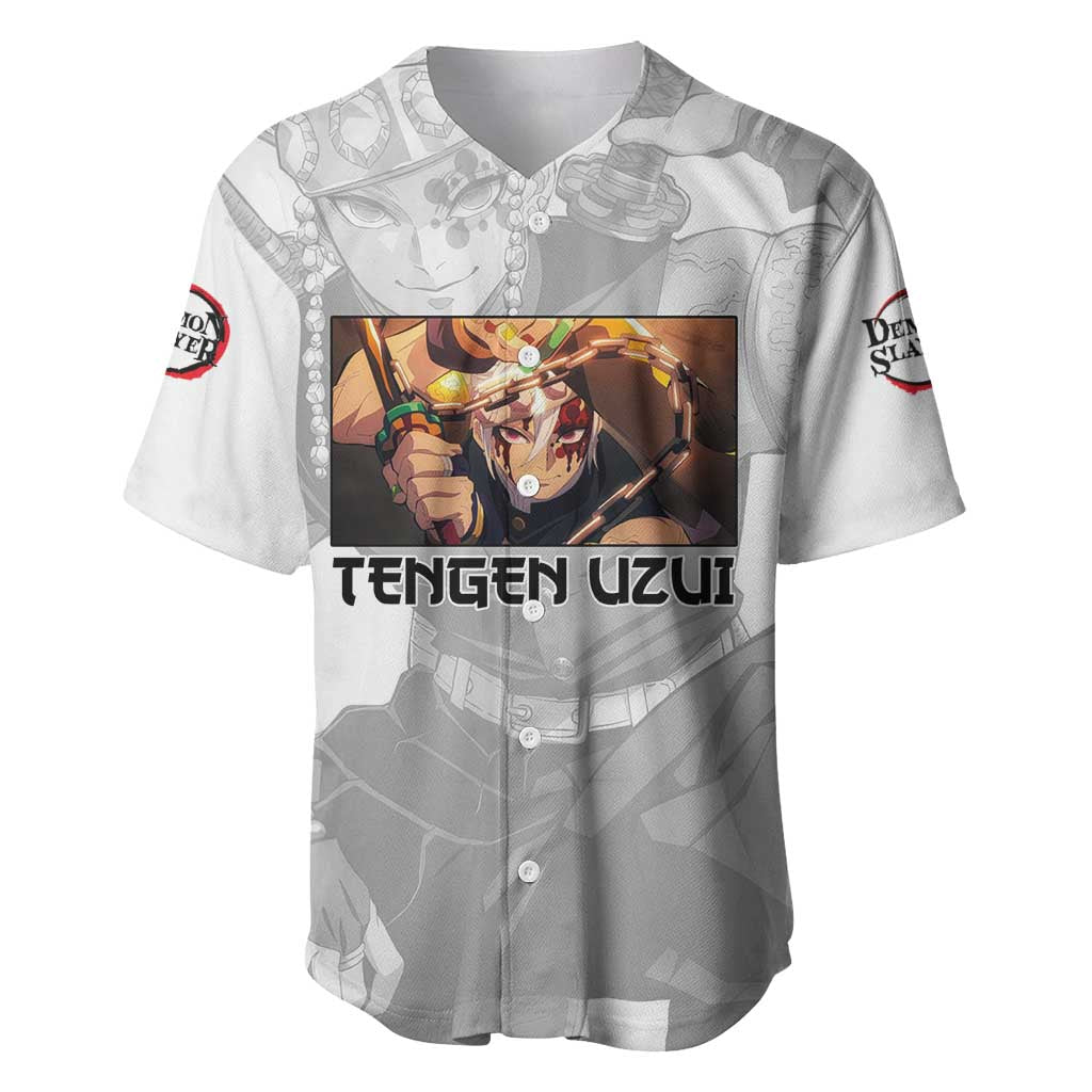 Tengen Uzui - Demon Slayer Baseball Jersey Anime Style