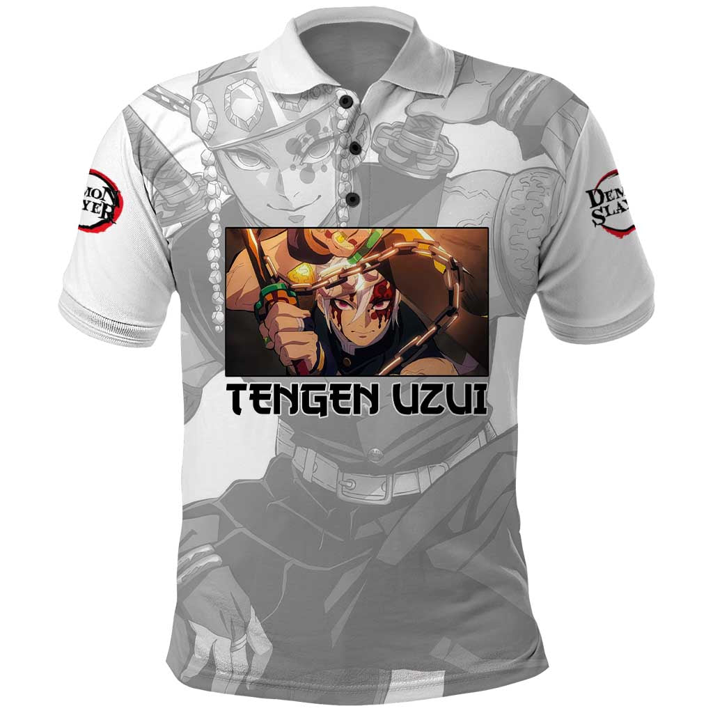 Tengen Uzui - Demon Slayer Polo Shirt Anime Style