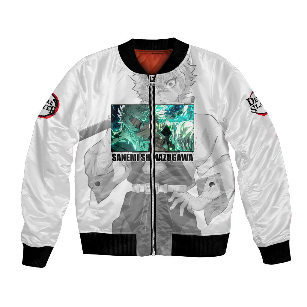 Sanemi Shinazugawa - Demon Slayer Bomber Jacket Anime Style