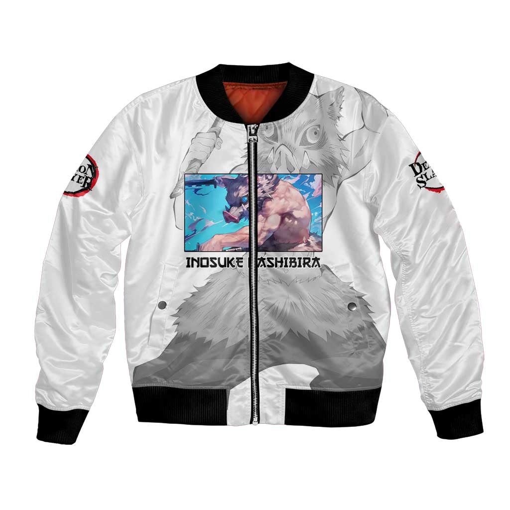 Hahibira Inosuke - Demon Slayer Bomber Jacket Anime Style