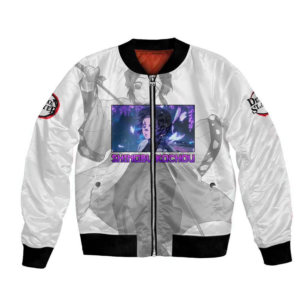 Shinobu Kochou - Demon Slayer Bomber Jacket Anime Style