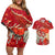 Charizard - Pokemon Couples Matching Off Shoulder Short Dress and Hawaiian Shirt Anime Style