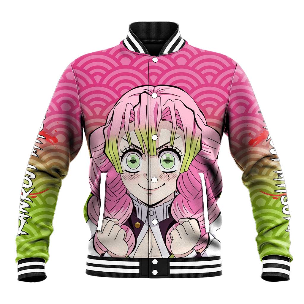 Mitsuri Kanroji - Demon Slayer Baseball Jacket Anime Style