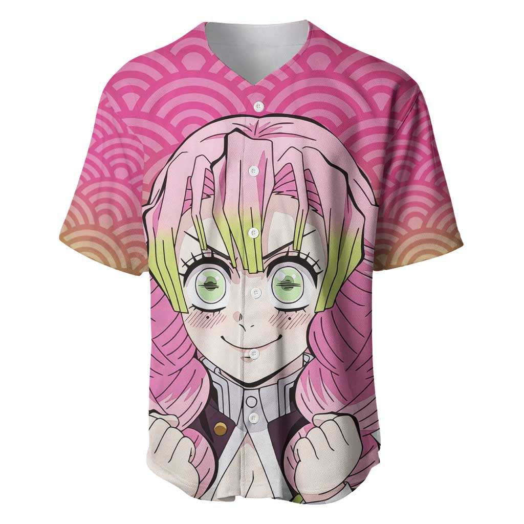 Mitsuri Kanroji - Demon Slayer Baseball Jersey Anime Style